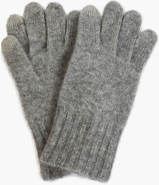 Grey Cashmere Texting Gloves