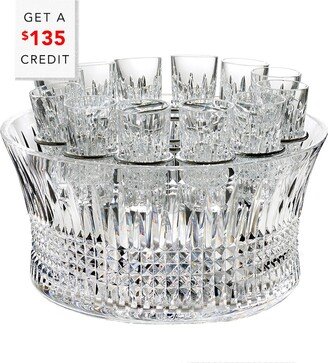 Lismore Diamond 12In Bowl And Vodka Chill Set With $135 Credit