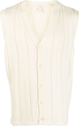 Knitted Cardigan Vest