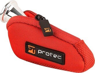 Protec Style Protec N202 Neoprene Series French Horn Mouthpiece Pouch with Zipper N202RX Red