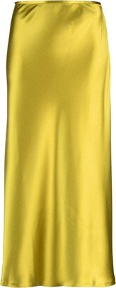 Atu Body Couture A-line satin maxi skirt