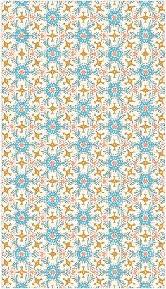 Marta Barragan Camarasa Boho mosaic desert colors N Tablecloth