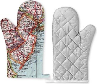 New Jersey Map Oven Mitt - Gift Airbnb Kitchen