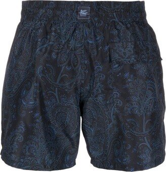 Allover Floral-Printed Drawstring Swimming Shorts