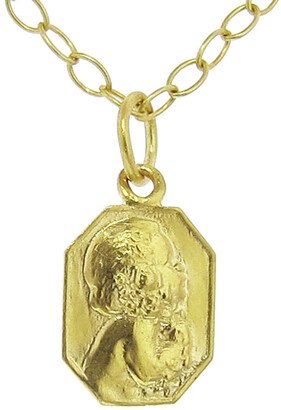 Custom Engraved Classic Yellow Gold Child Charm