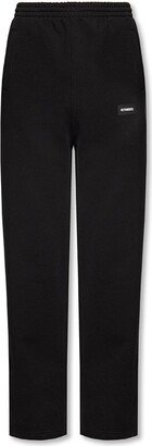 Logo Patch Tapered Leg Sweatpants-AA