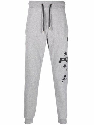 Logo Drawstring Track Pants-AB