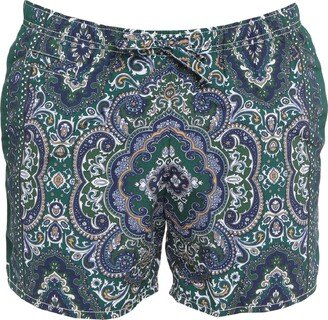 Swim Trunks Dark Green-AA