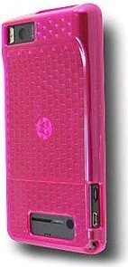 OEM Verizon High Gloss Silicone Case for Motorola Droid X MB810 (Pink) (Bulk Packaging)