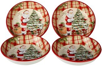 Holiday Wishes 4-Pc. Soup/Pasta - Beige/red/green