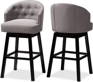 Set of 2 Theron Swivel Barstools