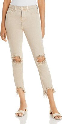 Womens Denim High Rise Skinny Pants