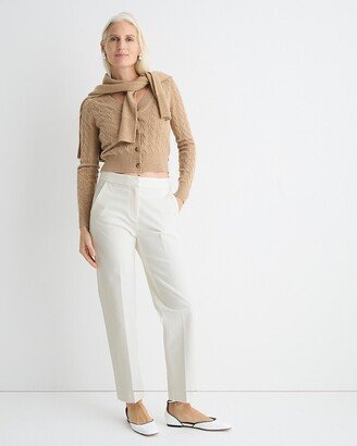 Petite Kate straight-leg pant in bi-stretch cotton blend