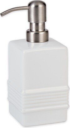 Stoneware Soap Pump Dispenser - White