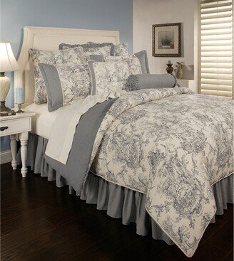 PCHF Country Toile Blue 6-piece Comforter Set