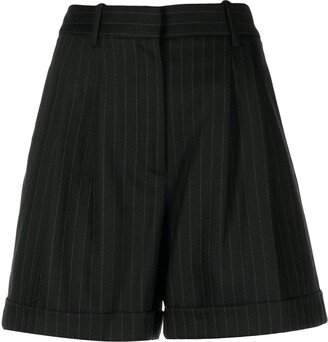 Pinstripe Tailored Shorts