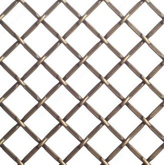 Wire Mesh Burnished Brass Architectural Woven Furniture & Creative Grille