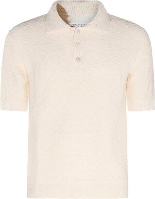 Short-Sleeved Knitted Polo-Shirt