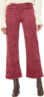 Women's Leenah Ankle high Rise Wide Length in Dusted Berry