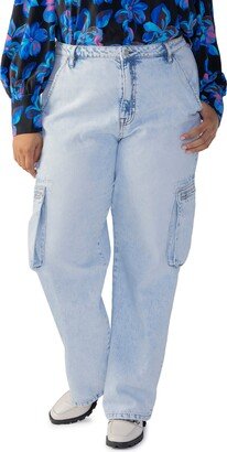 The Cargo High Waist Relaxed Fit Jeans