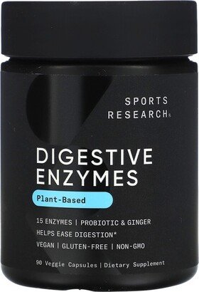 Sports Research Plant-Based Digestive Enzymes, 90 Veggie Capsules