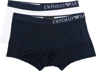 Logo-Waistband Boxer Briefs (Pack Of Two)