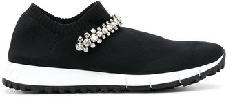 Verona knit embellished sneakers