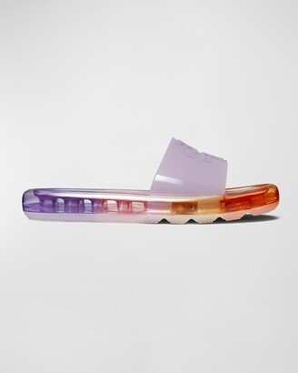 Clear Bubble Jelly Flat Sandals