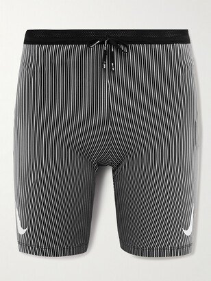 Nike Running Aeroswift Ribbed Striped Dri-FIT ADV Half-Length Tights