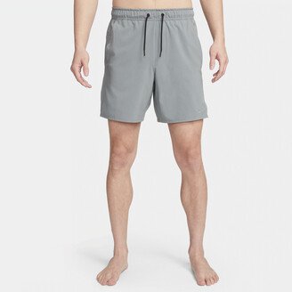 Men's Unlimited Dri-FIT 7 Unlined Versatile Shorts in Grey-AA