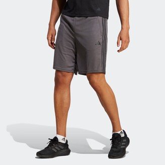 Men's Train Essentials Piqué 3-Stripes Training Shorts