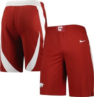 Men's Crimson Arkansas Razorbacks Replica Team Basketball Shorts