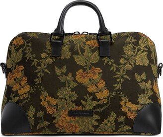 Lucky floral-print holdall