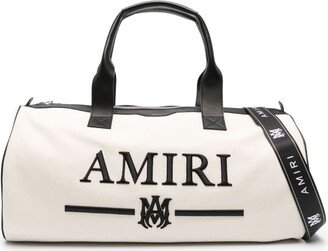 Logo-Embroidered Two-Tone Holdalls