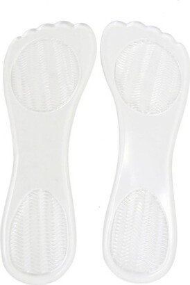 Unique Bargains 1 Pair Transparent Gel High Heel Liner Pad Foot Shoes Protect Insole for Women