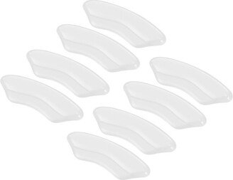 Unique Bargains Silicone Heel Support Cup Pads Orthotic Insole Plantar Care Heel Pads 8Pcs Clear