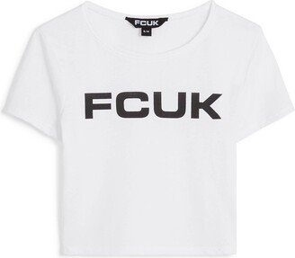 FCUK Logo Crop Top