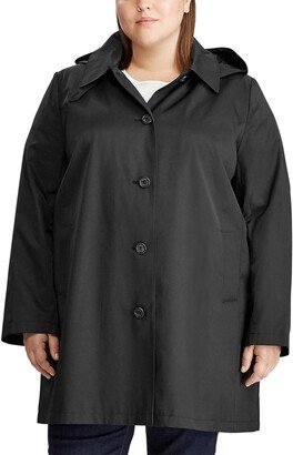 Balmacaan Single Breasted Raincoat