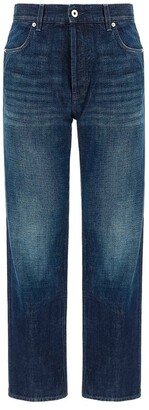 Tapered Straight Leg Jeans