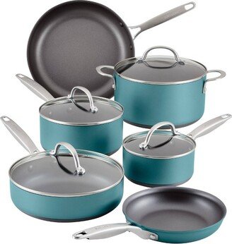 Achieve 10pc Hard Anodized Nonstick Cookware Set