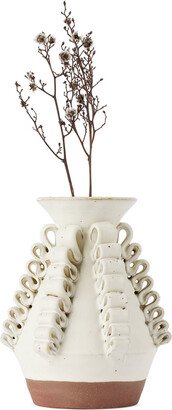 Perla Valtierra Off-White Lola Chico A Vase