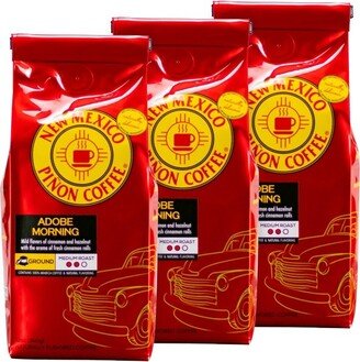 NEW MEXICO PINON COFFEE New Mexico Pinon Adobe Morning Medium Roast Ground Coffee - 12oz/3ct