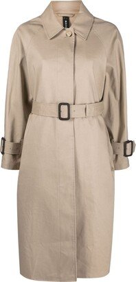 Belted Midi Trench Coat