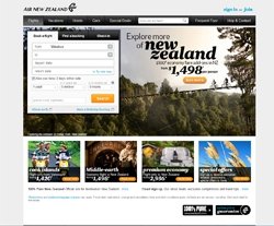 Air New Zealand Canada Promo Codes & Coupons