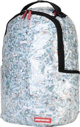 Shredded Money Backpack Backpack White