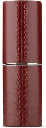 Refillable Leather Lipstick Case – Chocolate