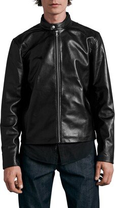 ICONS Archive Cafe Racer Leather Jacket-AA