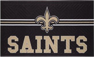 New Orleans Saints Embossed Door Mat