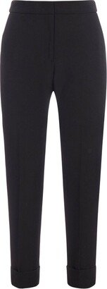 Stretch Cropped Trousers-AA