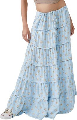 Nova Tiered Maxi Skirt